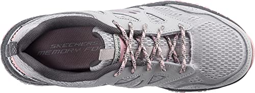 Skechers Femme Hillcrest Pure Escapade Trekking Shoes, Grey, 37 EU