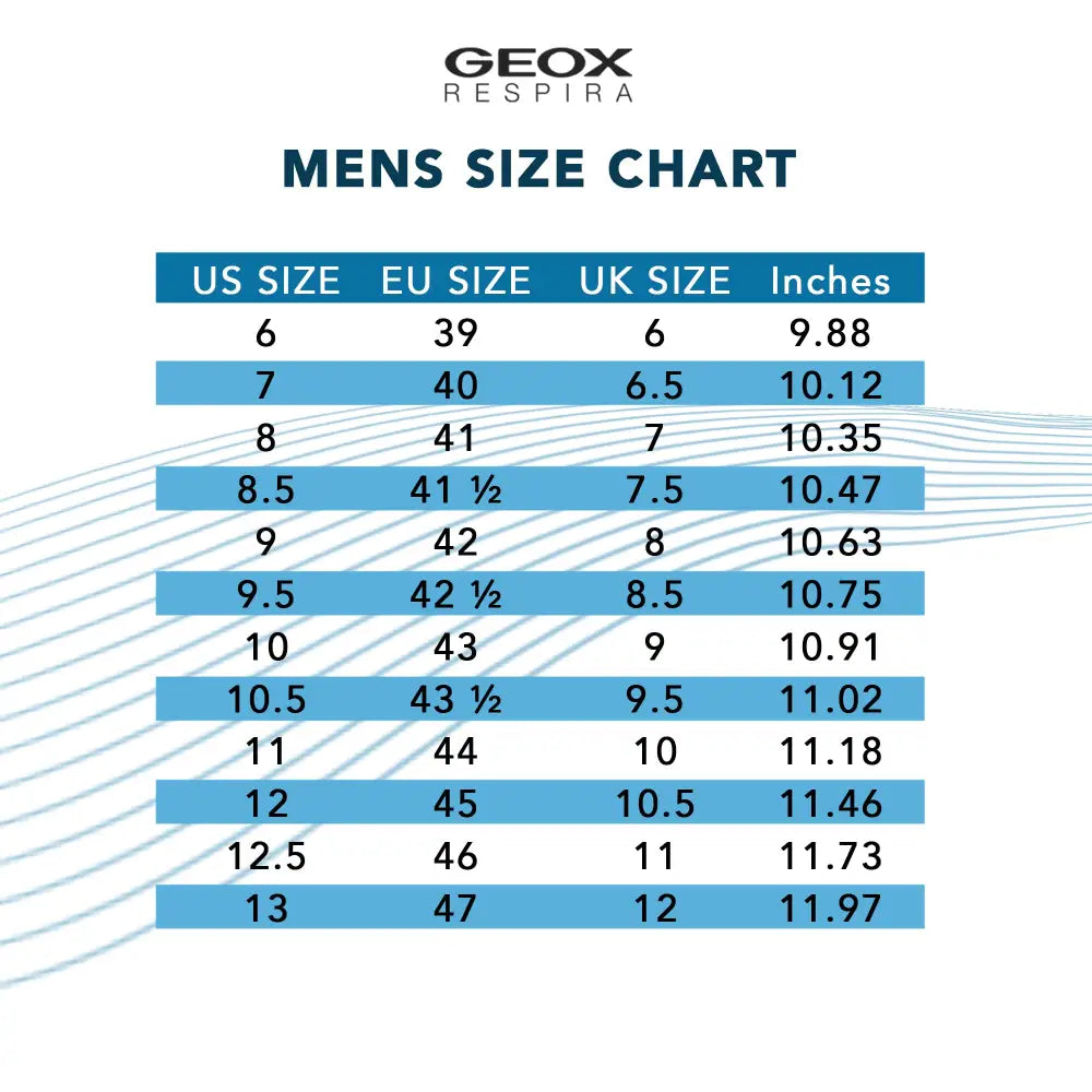 Geox Homme Uomo Symbol D Chaussures Black 43 EU - Shoes