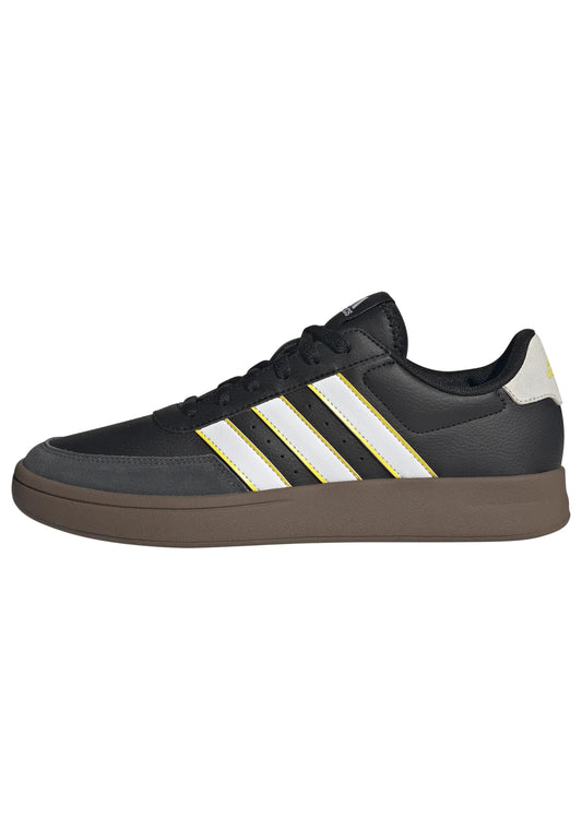 adidas Breaknet 2.0 Shoes Homme Chaussures, Core Black FTWR White Yellow, 43 1/3 EU