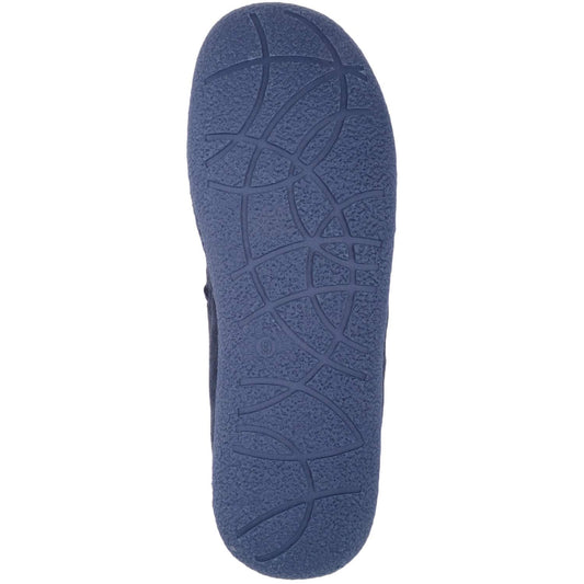 Absolute Footwear Chaussons pour Homme Style Mocassin avec Lacets - Bleu - Bleu Marine, 45 EU