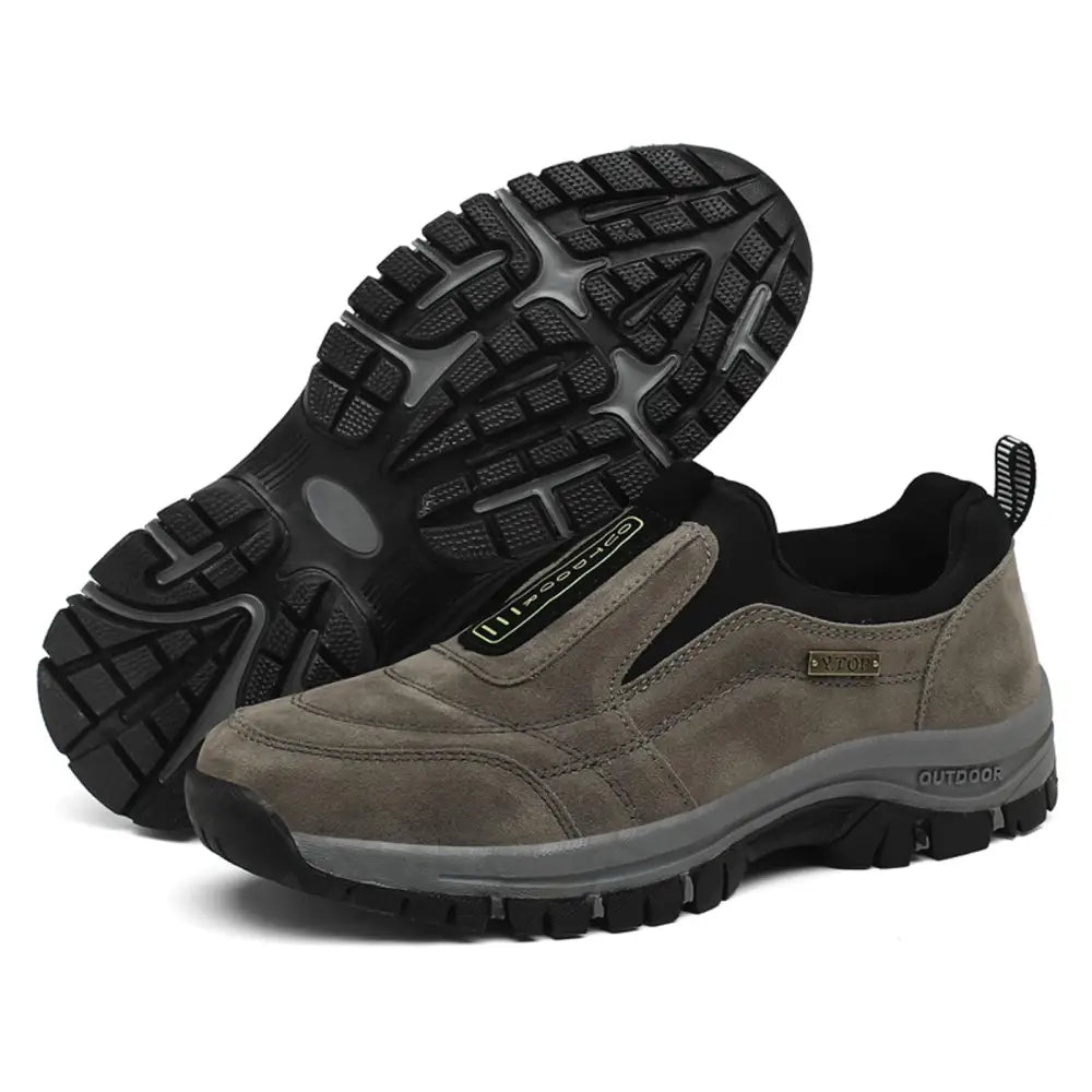 ACosySch Chaussure de Marche Homme sans Lacets Baskets de randonnée en Plein air Chaussures de randonnée à Enfiler